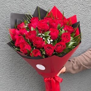 Aşksın Sen 21 Kırmızı Gül