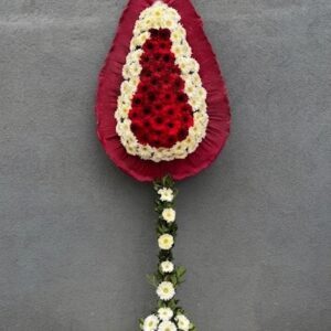 Kırmızı Beyaz Gerbera Mutluluklar
