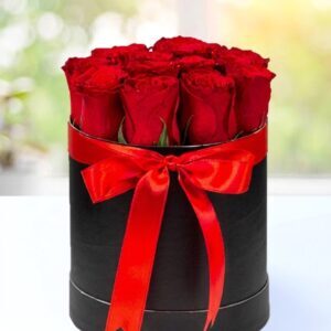 Kutuda 10 Gül Kırmızı